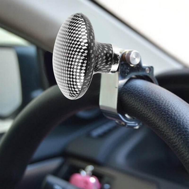 Bediffer Universal Steering Wheel Ball Grip Knob Booster Power Spinner