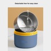 Bento Lunch Box Round with Lid Bag Leakage Proof Stainless
