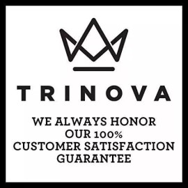 TriNova Tire Shine Spray No Wipe - Automotive Clear Coat Dressing for Wet &