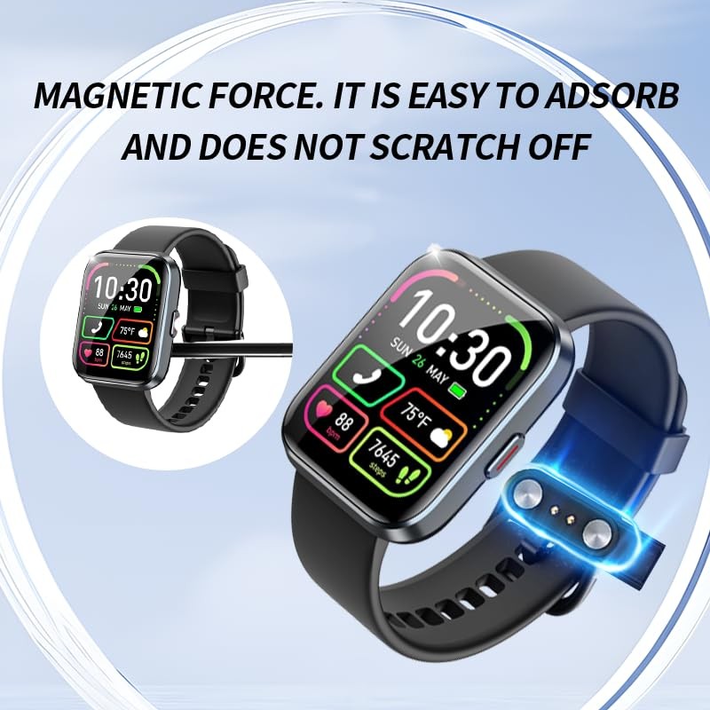 BOVUGAC [2 Pack] for WMK ID208 Plus 1.83 Inch SmartWatch