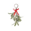 Abbott Collection 27-MISTLETOE-222 Small Mistletoe Cluster, Green/White