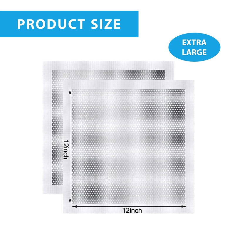 4-Pack 12x12 Inch Drywall Repair Patch Kit, Self-Adhesive Mesh with