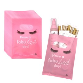 Lash Extension Aftercare Instructions Cards 100 Pack Eyelash After Care Card for Business Client Double Sided Size 3.5 x 2 inches Pink & Black (Pink/5.9 * 7.9 in/100pcs)