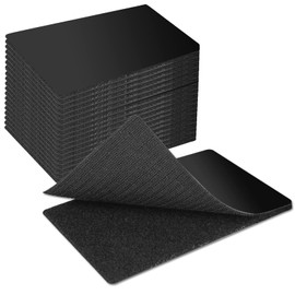 Art3d 8 Sets Hook and Loop Tape Sticky Back, 4 in. x 6 in. Double-Sided Adhesive Strip,Heavy Duty