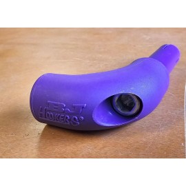 BJ Hookers Short Snowmobile 2" 90 Degree Purple Handlebar Hook Extension