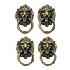 bnafes 4 Pack Cabinet Knobs Pulls Lion Head Ring Pulls