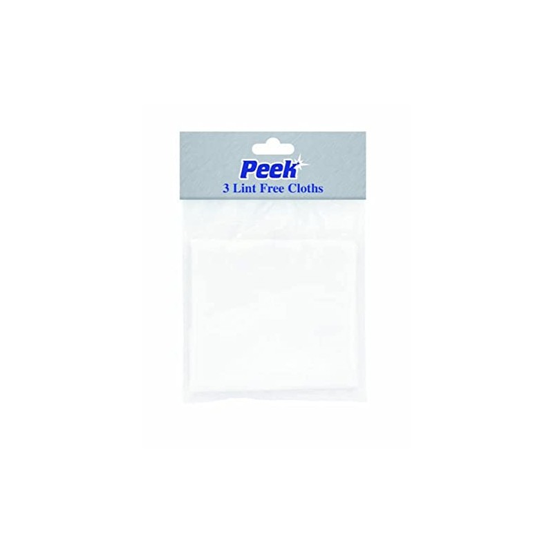 Peek PK3900 Lint Free Cloths (3), White, 300mmx300mm