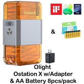 Olight Ostation X 3-in-1 Automatic AA Battery Charger, Adapter/Batter