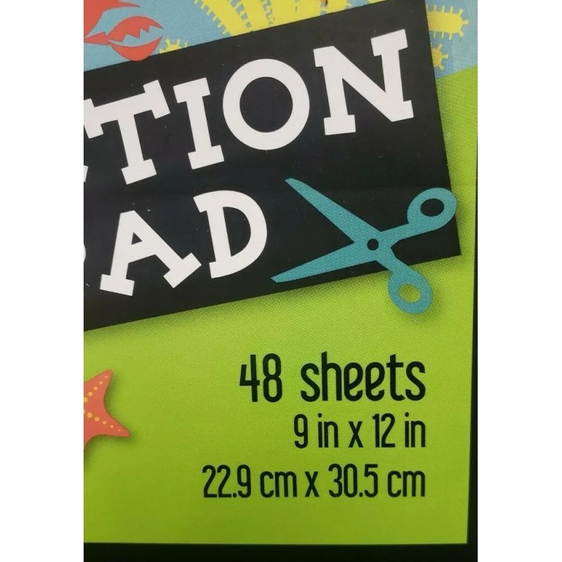 Crayola Top Flight paper Construction Paper Pad 9"X12"- 96 Sheets