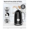 Harriet Electric Kettle, 1.8L Retro Electric Tea Kettle with Thermometer,