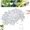 200 pcs Pinza de plástico para Plantas, Soporte de Plantas