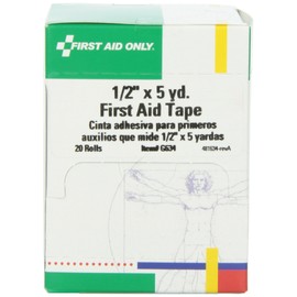 First Aid Only G634: 1/2" X5 Yd. First Aid Tape, 20/Box