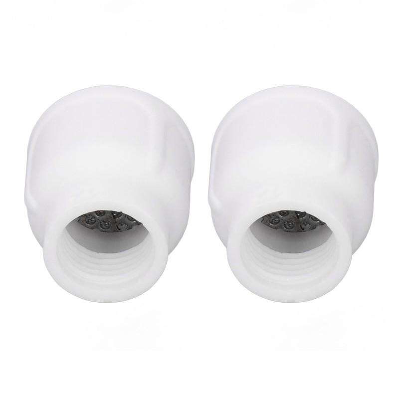 2Pcs Tig Welding Cups White Ceramic Welding Torch Cup Ceramic