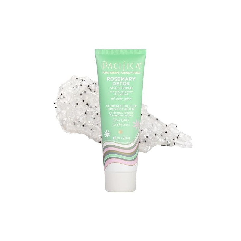 Pacifica - exfoliante para piel cabelludo desintoxicante para romero, 4