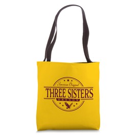 Three Sisters Oregon - Three Sisters OR Label Tote Bag