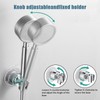 Wall Mount Hand held Shower Head Holder - 360-degree Adjustable