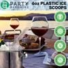 Party Bargains Plastic Ice Scoop 6 oz [2 Pack]