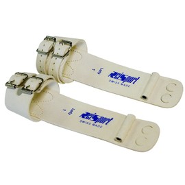 Reisport Women's Gymnastic Grips Double Buckle Uneven Bar Grips, No Slip Fit, XX-Small, Small, Medium, Large, Women and Girls Gymnastics Training, Special Leather, Long Lasting, Safe Grip