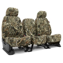 Coverking Custom Fit Seat Cover Designed for Select Ram Models: 1 Row, Neosupreme Fabric, Realtree MAX-5 Solid