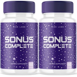 rize labs Sonus Complete Capsules, Sonus Complete Advanced Supplement, Sonus Complete aims to Improve Hearing, Sonus Complete Maximum Strength Formula (120 Capsules) (Pack of 2)