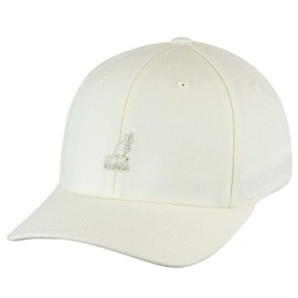 Kangol Sport Collection Men’s Wool Flex-Fit Baseball Cap, White (Small/Medium)