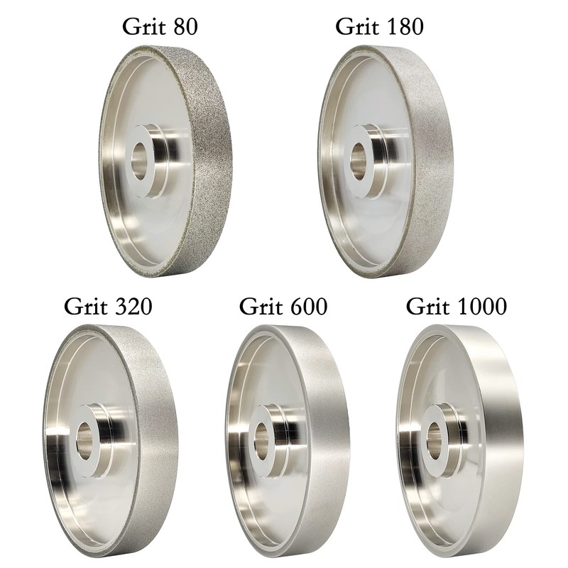 CAQUXIL CBN Grinding Wheel 6" Dia x 1" Wide, 1
