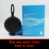 7 Inch Round Cast Iron Waffle Iron Plant oil care