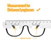 Ezyaid Metal PD Ruler - Pupillary Distance Ruler with Instructions