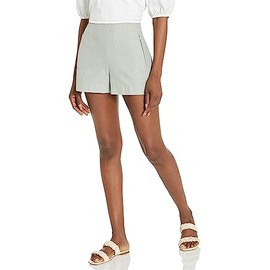 Club Monaco Women's Textured Short, Sage, 2