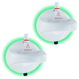 2 Pack Suction Grab Bars for Shower,Suction Grab Rail for Bathroom,Bathroom Handles for Elderly,No-Slip Shower Handle Grab, Mobile Support Safety Grip,Shower Rails for Elderly with Indicator.