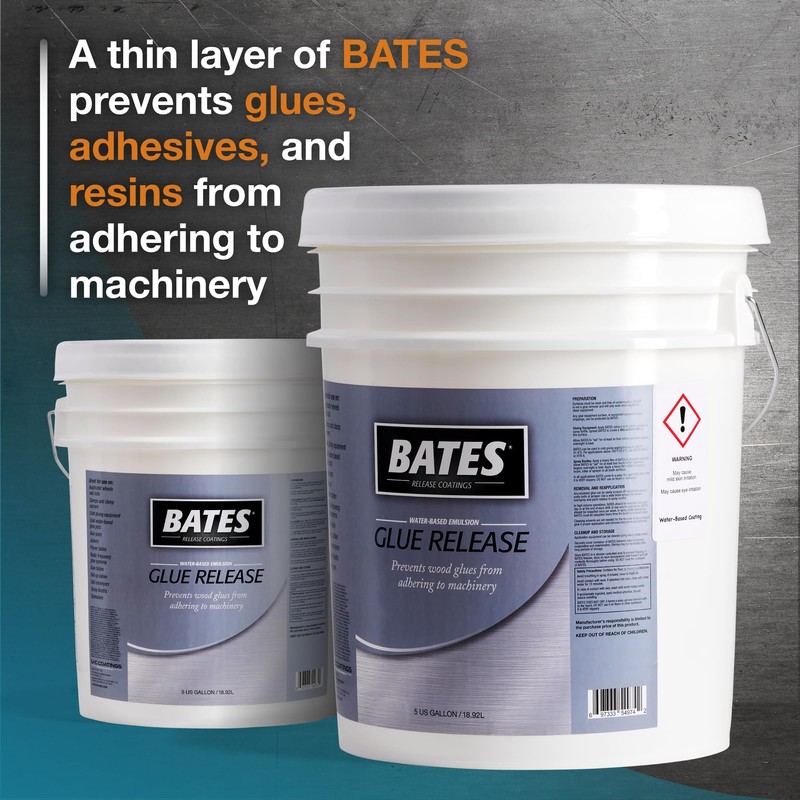 Bates Glue Release & Boothcoating - Bates is a Temporary