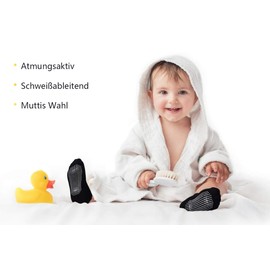 ARERWA Non-Slip Socks Children 12 Pairs Stopper Socks Baby ABS Socks Kids Non-Slip Socks for 6-12 Months 1-7 Years Boys Girls, #3 Black