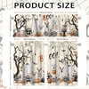 Spooky Dogs Halloween Curtains and Valances Set 3 Piece