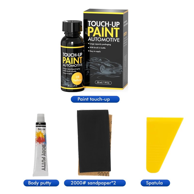 XTryfun Touch Up Paint for Cars Paint Scratch Repair Kit,