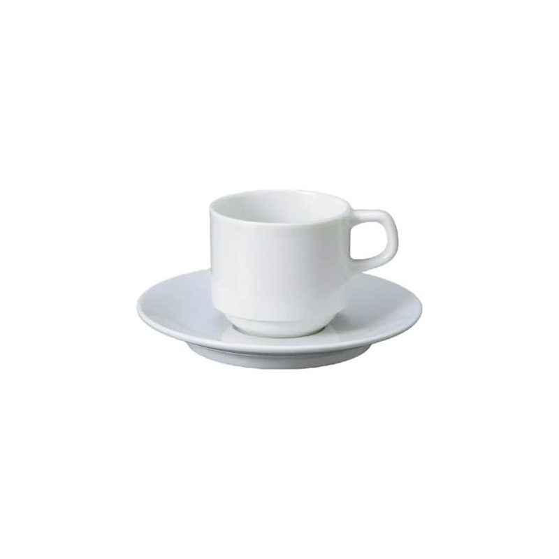 Pearl Stack Coffee Bowl Plate | Cup & Saucer [7x6.8cm