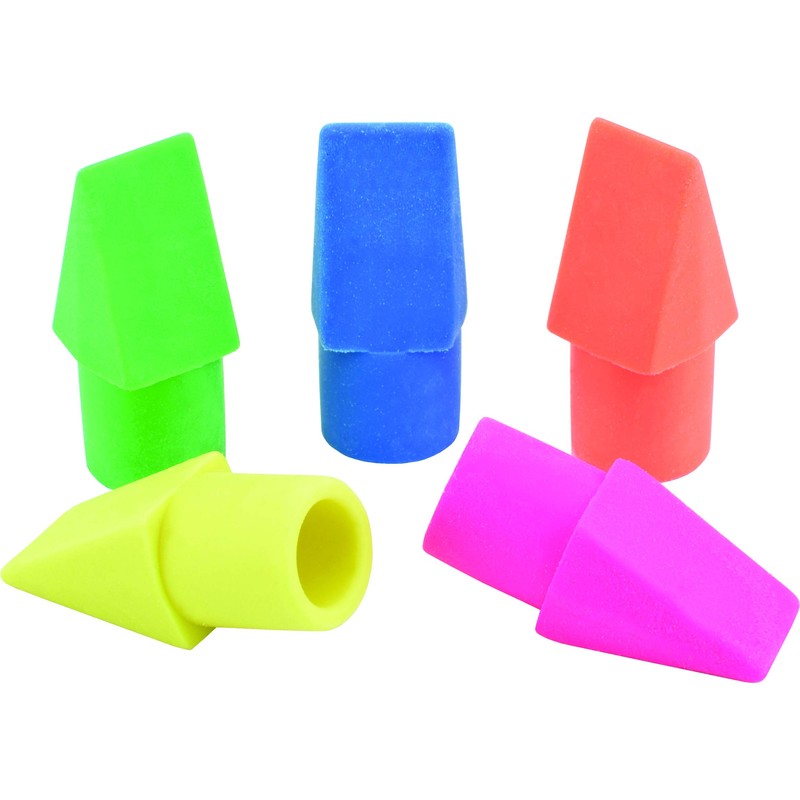 Maped Helix USA - Classic Pencil Cap Erasers, 15-Pack -
