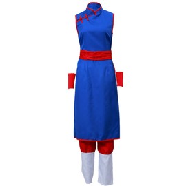 OURCOSPLAY Women's Chi Chi Blue Cheongsam Cosplay Costume (Women US XL)