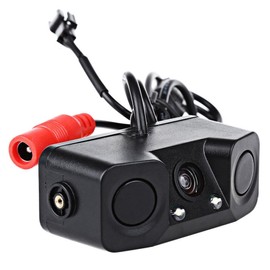 PONPY 3 in 1 Auto Water-Proof Camera Lens with HD Rearview Camera with Parking Sensor