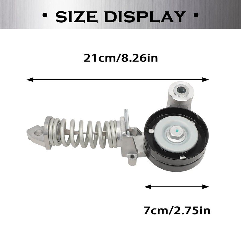 Drive Belt Tensioner Pulley Assembly Compatible with Buick Encore 2013-2018,