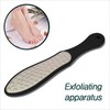 3-in-1 Double-Sided Foot Callus Remover & Exfoliator (Silver) Black 2ea