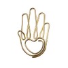 Loveria Paper Clips with Buddha Hand Motif, Pack of 15,
