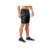 2XU TR2 MA3851b Men's Compression Shorts, BLK/SIL
