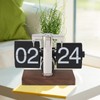 ciciglow Flip Table Clock, 24-Hour Retro Flip Down Desk Clock