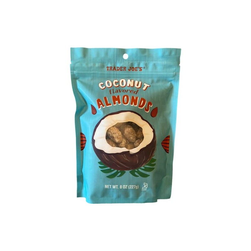 Trader Joe's Coconut Flavored Almonds (Pack of 2)