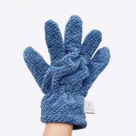 VENUSiS Hibino Hair Dry Gloves, HDG-1000 [Gloves, Time-Saving, Hair Drying, Absorbent, Highly Absorbent, Dry Towel, Simple, Microfiber, Towel Drying, Simple, Children's Hair Drying, Antibacterial