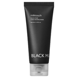 Milk Touch Black Mud Pore Sebum Waxing Mask, 1 piece, 80ml, 1 piece / 밀크터치 블랙 머드 포어 모공 피지 왁싱 마스크, 1개, 80ml, 1개입