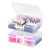 IRIS USA Cosmetic Hobby Box with 4 Inner Case and