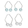 2 Pairs Dimple Trainer Stainless Steel Easy to Wear Develop