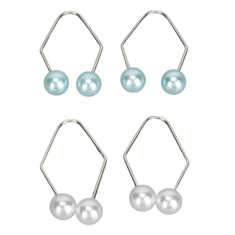 2 Pairs Dimple Trainer Stainless Steel Easy to Wear Develop