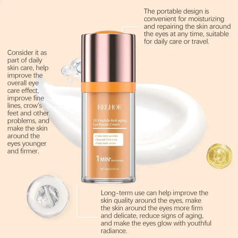 Ki Crema Reparadora De Ojos Con Péptidos 5d